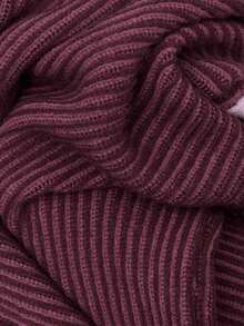 Nöista Ribbed Knit Cardigan In Burgundy With Purpple Contrast Trim, V-Neck, Button Front. Autumn Layering, College, Office, Chic, Cozy Fall. Winter Clothes.. - Rose Red - View 11