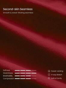 GLOWMODE 超細軟綿無縫 Work It Out 細肩帶掛脖上衣，露背設計、可拆式胸墊，適合訓練健身房運動，夏季穿著 - 櫻桃紅 - 查看 6