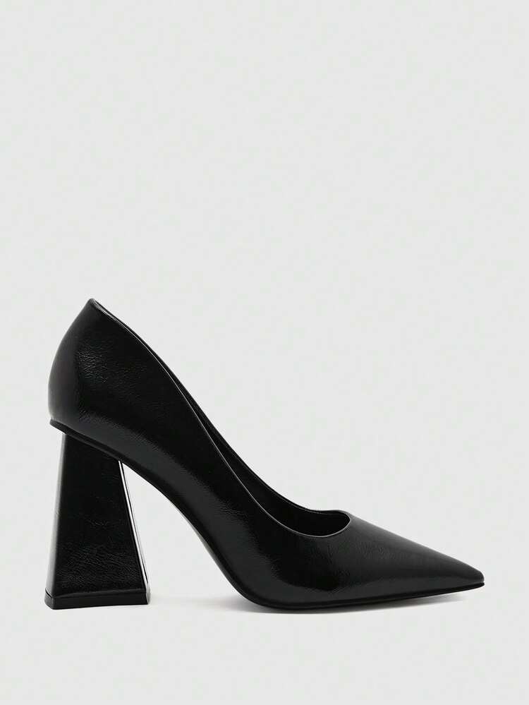 CUCCOO BIZCHIC New Pointed High Heels, Sexy And Elegant High Heels, Specially Designed For Women, Suitable For Christmas And Spring Shoes - Black. - View 2