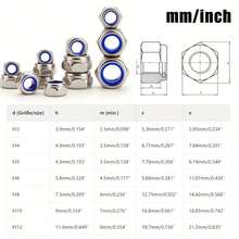 321 Pcs Grade A Stainless Steel Nuts Assortment Kit, Sizes M3 M4 M5 M6 M8 With Nylon Locking Inserts, Right Tooth Anti-Loosening Design, Transparent Storage Case, Perfect For Home Decoration Projects - silver - View 2