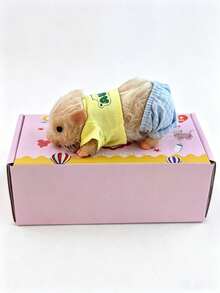 MINKOJA 1PC Silicone Piglet Doll About 12cm Lifelike Exquisite Little Pig Dolls Desktop Decoration, Birthday Gift, Decompression Toy - Bow pig - View 10