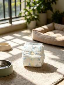 Disposable Male Dog Diapers, Pack Of 12 - Super Absorbent Pet Diapers With Comfortable Leakproof Design, Ideal For Puppies, Senior Dogs, Post-Surgery Recovery Dogs And Incontinent Dogs - Blue - View 10