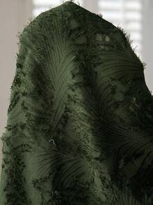Reflora 大尺碼女款優雅綁腰襯衫，夏季 - 軍綠色 - 查看 10