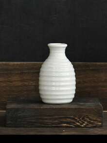 Haus Hana 1个精美陶瓷花瓶，创意家居装饰工艺品，用途广泛，可用作香薰架和迷你花瓶，适用于插花/水培植物，是客厅、玄关、卧室梳妆台和办公桌的理想之选，也是一份完美的优雅礼物。 - 彩色 - 查看 16