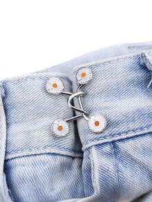 Fixed Button, Waist Button, Needle-Free Button, Suitable For Pants, Sewing-Free Button Telescopic Waist Expansion Button, Detachable Button, Waist Jeans Button Adjustment Button. - multicolor - View 2