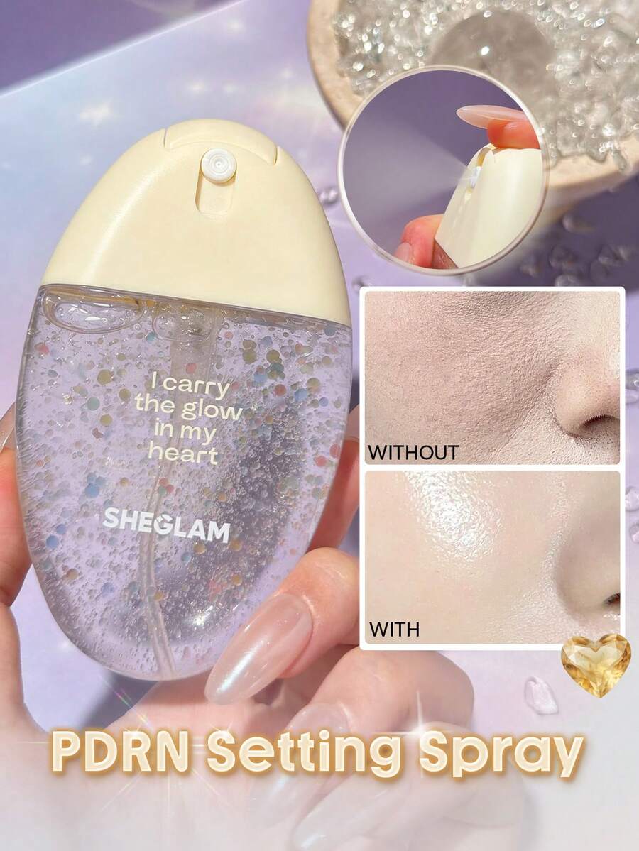 SHEGLAM Crystal Intentions Vibe Shield 持久定妝噴霧 品牌美妝化妝品 適合女士與女孩 - 無色 - 查看 1