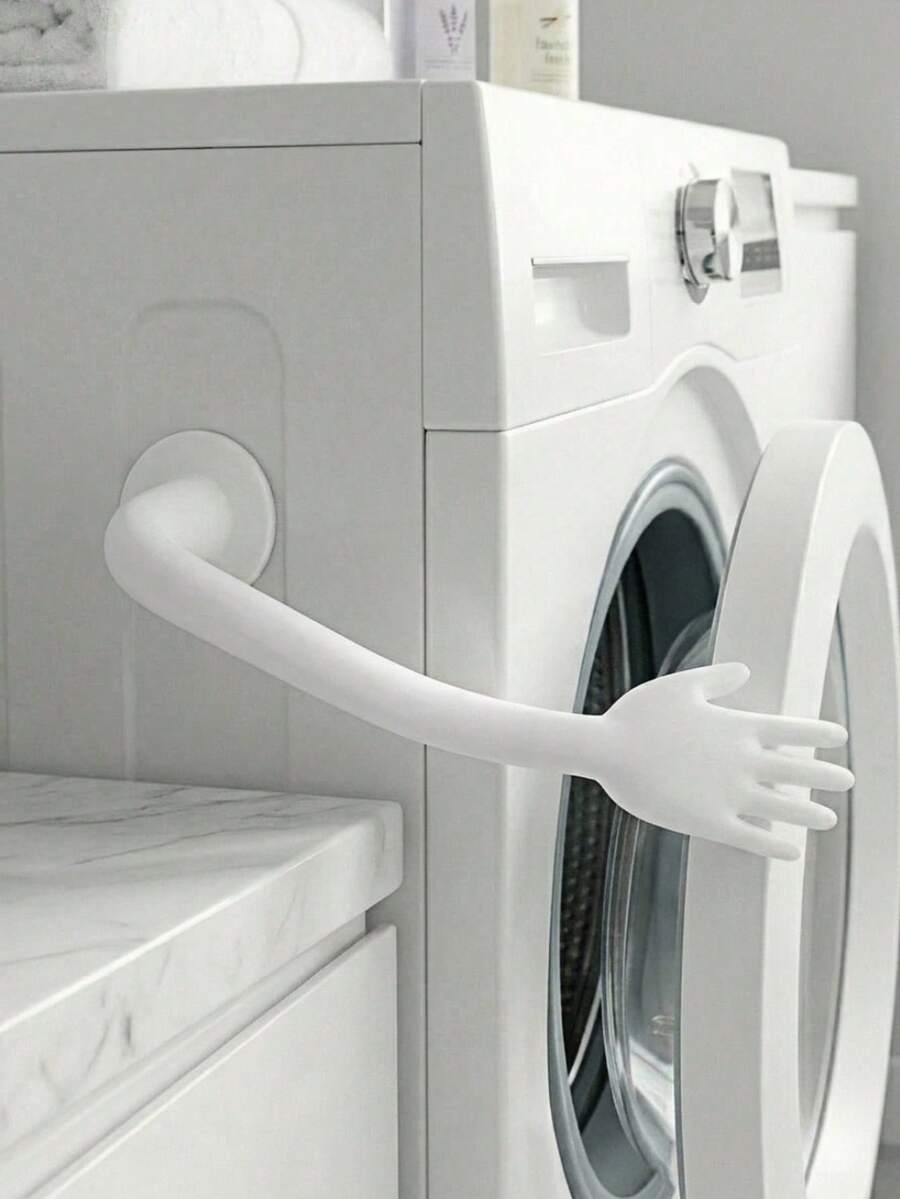 Haus Hana 1pc Washing Machine Door Holder, Ventilation Prop For Front Load Washer, Door Stop Support Bracket, Keeps Door Open For Air Circulation, Prevents Mold And Mildew, Adjustable, Heavy Duty - multicolor - View 1