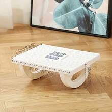 1pc Under Desk Footrest, Extra Large Office DeskFootrest, Rocking Chair Style Footstool, RockingBalance Board, Ergonomic Design, Posture Support,Suitable For Office, Home And Camping 32.5*25*13cm - multicolor - View 11