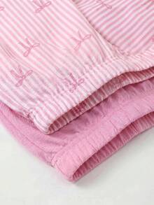 SHEIN 2件組女款居家睡眠褲 淺粉色 夏季可愛休閒睡褲 - 彩色 - 查看 6