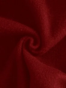 SHEIN 兒童小男孩嬰兒男孩休閒百搭拼接撞色加厚連帽夾克，適合學校、花園、生日、秋季、冬季、萬聖節、復古，小男孩拉鍊連帽衫，男孩夾克，女孩夾克，可愛連帽衫，冬季上衣，冬季夾克 - 酒紅色 - 查看 4