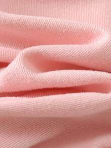 Cozy Pixies Baby Girl Solid Color Knit Soft Round Neck Long Sleeve Pullover Top 4pcs Set - Baby Pink - View 8