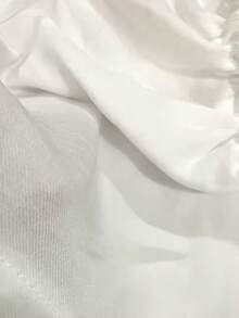 MUSERA 亞麻質感抽繩綁腰女款迷你短褲，海灘度假風，適合夏季假期、機場穿搭、7月4日、返校季，春季休閒褲 - 白色 - 查看 6