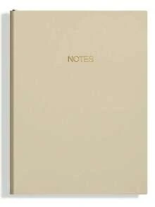 1 pieza Cuaderno con tapa dura de piel sintética de alta calidad en color Morandi, de 160 páginas, diario o cuaderno sencillo, tamaño A5 para reuniones y vuelta al colegio - Multicolor - Ver 20