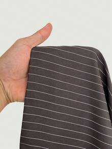Maweii Plus Size Dark Green Striped Suit Vest Teachers' Day Office Formal Summer Business Casual Elegant - Dark Grey - View 8