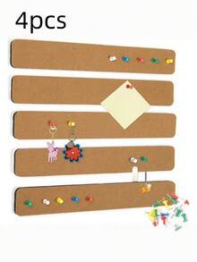 Self-Stick Felt Notice Board Wall Decor Memo Message Board Portable Jewelry Display Storage Board For Office Study Room Decor - multicolor - View 7