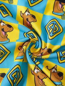 SCOOBY-DOO X SHEIN Women's Minimalist Printed Lingerie Set - Green - View 7