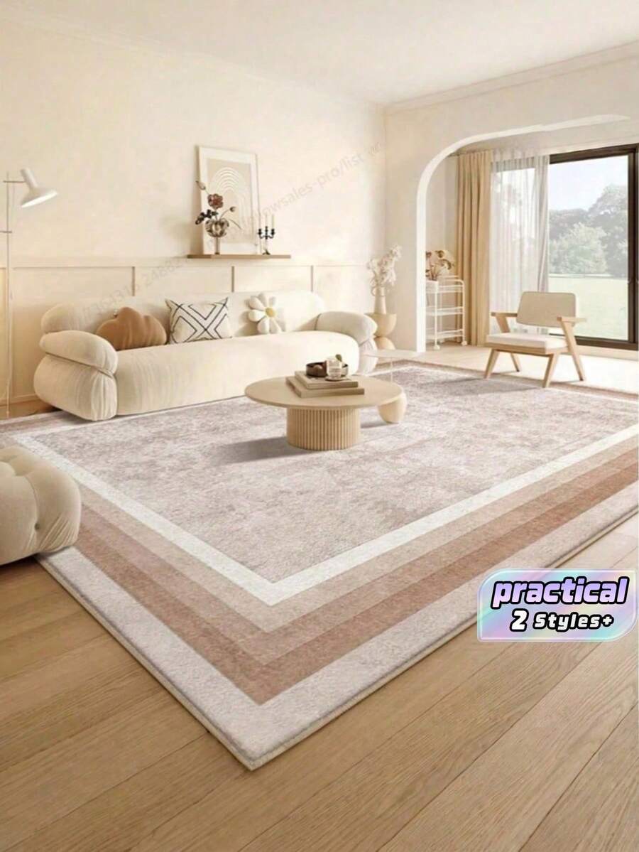 1PC Plaid Pattern Rectangular Elegant Home Decor, Suitable For Bedroom, Entryway, Indoor Use - Suitable For Living Room, Presidential Suite, Private Club Kitchen Rug - multicolor - View 1