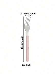 Haus Hana Stainless Steel Western Cutlery Set For Home Use, Small Tavern Tableware, Steak Fork Knife Spoon Set Gift - Multicolor - View 9
