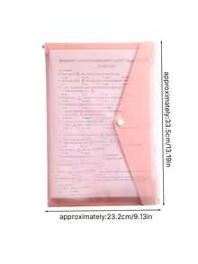 10入 A4 壓扣式文件夾－莫蘭迪色系，塑膠文件夾，PP材質，適用於學校與辦公室使用 - 10PCS - 查看 3