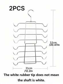 Collapsible Multi Hooks Clothes Organizer, Multifunctional Hanger For Vests, Camis, Scarves, Neck Ties Storage. - Multicolor - View 9