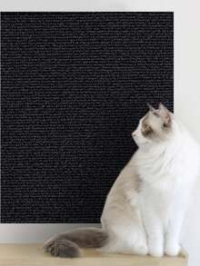 1pc Self-Adhesive Cat Scratching Pad For Furniture Protection - Wall-Mounted, Floor And Corner …Horizontal Cat Scratching Pad, Indoor Cat Scratching Board For Carpet And Hard Floor - 30*100cm - View 9