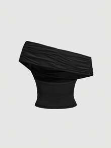 SHEIN MOD 2件組 3種穿法女款休閒純色修身上衣，C - 淺灰色 - 查看 11