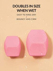 SHEGLAM Multi-Faceted Makeup Sponge-Pink Brand Beauty Cosmetic Makeup For Women And Girls - Pink - View 4