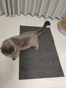 1pc Self-Adhesive Cat Scratching Pad For Furniture Protection - Wall-Mounted, Floor And Corner …Horizontal Cat Scratching Pad, Indoor Cat Scratching Board For Carpet And Hard Floor - 30*100cm - View 10