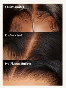 ALL READY WIG Bye-Bye Slip 7x5 蕾絲封口無膠深巧克力棕側分 Yaki 直髮波波假髮，附 Invisi 抽繩，預剪預拔預漂髮結，透氣帽，100% 真人髮，透明蕾絲分線靈活，適合初學者 - S4 - 查看 8
