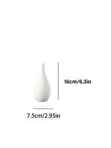 Haus Hana 1件/6件套陶瓷6件套高档无釉素烧花瓶人造花卉摆件桌面装饰品，非常适合用作拍照道具、家居、酒店、插花和礼品。 - 多色 - 查看 9