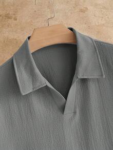 HIMLAND 3件組夏季男士極簡冰絲觸感短袖 Polo 衫 - 彩色 - 查看 3