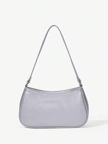 Viva Strut Ladies Bag, Silver Y2k Lace Decoration Cute Girl Rivet Design, Shoulder Bag, Sweet And Cool Babes, Suitable For Shopping, Teenagers, - Silver - View 5