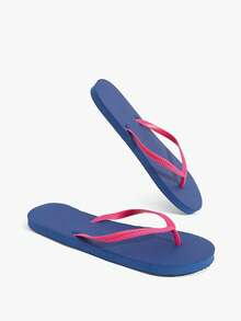 Grefit Summer Ladies Flip-Flops Summer Shoes - blue powder - View 10