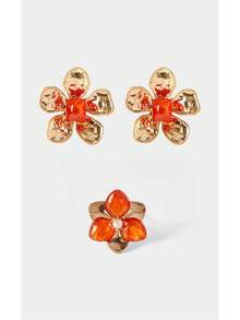 Noxbound Acrylic Rings, Earrings.[Accessories Color Random] - Multicolor - View 1