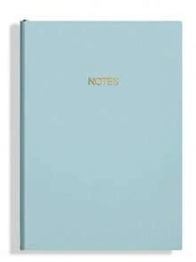 1 pieza Cuaderno con tapa dura de piel sintética de alta calidad en color Morandi, de 160 páginas, diario o cuaderno sencillo, tamaño A5 para reuniones y vuelta al colegio - Multicolor - Ver 23