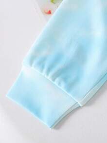 SHEIN Casuvi Kids 2件組女童甜酷風3D蝴蝶結裝飾白色上衣+黑色喇叭褲套裝，黑色上衣飾有多個粉色蝴蝶結，洋紅色喇叭褲時尚剪裁，整體風格偏向甜酷，融合可愛與時尚，適合開學季、外出、街頭穿搭 - 彩色 - 查看 5