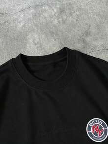 Gym Rark Men's Crew Neck Casual Daily Wear Sports T-Shirt - Black - View 4