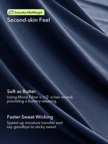 OutZeal Women Outdoor Blue Leggings Solid Color Running Gym Yoga Quick-Dry Tummy Control High Waist Mesh Panel Spors Pants Summer Spring - Navy Blue - View 5