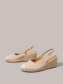 Styleloop Women's Wedge & Platform Shoes, Bohemian, Beach Vacation, Western Wind, Summer Wear, Travel Essentials - Apricot - View 2