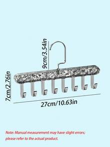 1pc Multi-Hook Metal Hanger For Camisoles, Multi-Functional Storage Organizer For Underwear And Tank Tops, Suitable For Home And Dormitory Use. - Multicolor - View 17