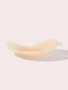 SHEIN Silicone Sticky Bra With Double Buckle Front Closure, Invisible Strapless Self-Adhesive Push Up Bra For Women Backless Deep V Summer Party Dress - Multicolor - View 5