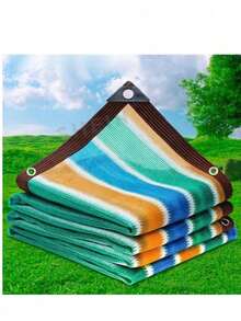 Vải che nắng chống tia UV 95% với khoen gia cố, màn che riêng tư thoáng khí chống nước chịu lực cao, phù hợp cho nhà kính, hiên nhà, sân vườn, trang trí ngoài trời, nhiều kích cỡ - màu xanh lá - Xem 4