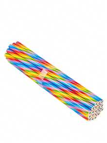 6/12/24/48pcs 7-In-1 Rainbow Striped Pencils, Multi-Color Single Core Poplar Wood Creative Drawing Pencils For Kids Sketching - multicolor - View 11