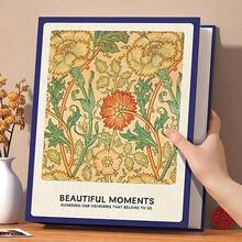 6-Inch 200 Pockets Large Capacity Photo Album, Memo Book - Multicolor - View 2