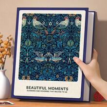 6-Inch Photo Album Holds 200 Photos, Minimalist Scrapbook With Insertable Pages, Family Album & Couples Memories, Suitable For Home, Couples, And Events. Perfect Gift For Easter, Halloween, And Thanksgiving. - Multicolor - View 3