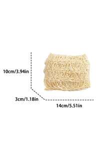 Madebyblanc 1 pieza Bola de baño personalizada Exfoliante de uso doméstico Herramienta de baño simple Bola de sisal Esponja de baño para adultos para exfoliación corporal - Multicolor - Ver 9