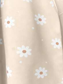 GlowEve 碎花雪紡披肩 夏季防曬外套襯衫 - 杏色 - 查看 6