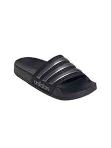 Adidas Adilette Kids' Comfortable Soft Durable Shopping Beach Weekend Black JS2523 - Negro - Ver 2
