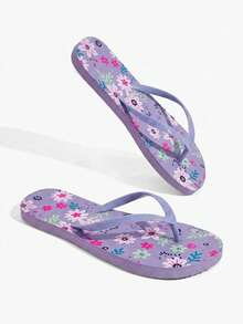 Grefit Ciabatte casual e leggere per casa e all'aperto, infradito estive comode, adatte per le vacanze di Capodanno, San Valentino, stile casual da spiaggia - Lilla Viola - Visualizzare 9