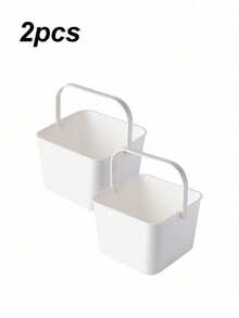 Haus Hana Soft Handheld Storage Basket, Square Soft Storage Basket Desktop Storage Box, Home Bathroom Organizing Box, Handheld Cosmetics Wash And Bath Basket, Multi Purpose Storage Basket, Home Handheld Storage Box, Square Large Capacity, Very Suitable For Collecting Mobile Phones, Glasses, Remote Controls, Chargers, Keys, Etc., Suitable For Multi Functional Desktop Storage Boxes In Home, Bedroom, Living Room, And Office, Home Decoration - Multicolor - View 8